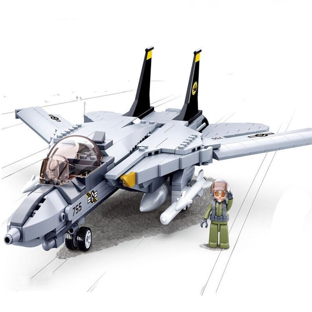 Military King of Jaeger AH-1Z VIPER Gunship Armed Helicopter Building Blocks Kit Bricks Classic Model Toys for Kids Gifts Jurassic Bricks