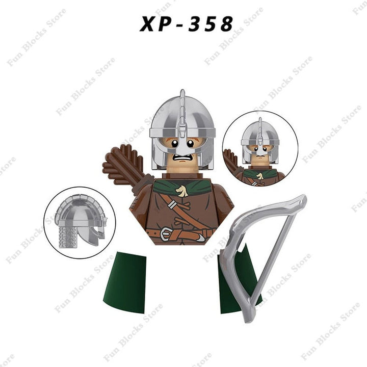 Military Minfigure Minifig Medieval Figures Building Blocks Roman Spartan Soldier Bricks Helmet Sword Accessories MOC Gifts Toys Jurassic Bricks