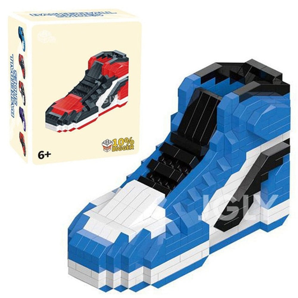 Mini Building Block Boys Sport Basketball Shoes Sneakers Model Anime DIY Buliding Bricks For Blocks Toy Kids Gifts Toys Assembly Jurassic Bricks