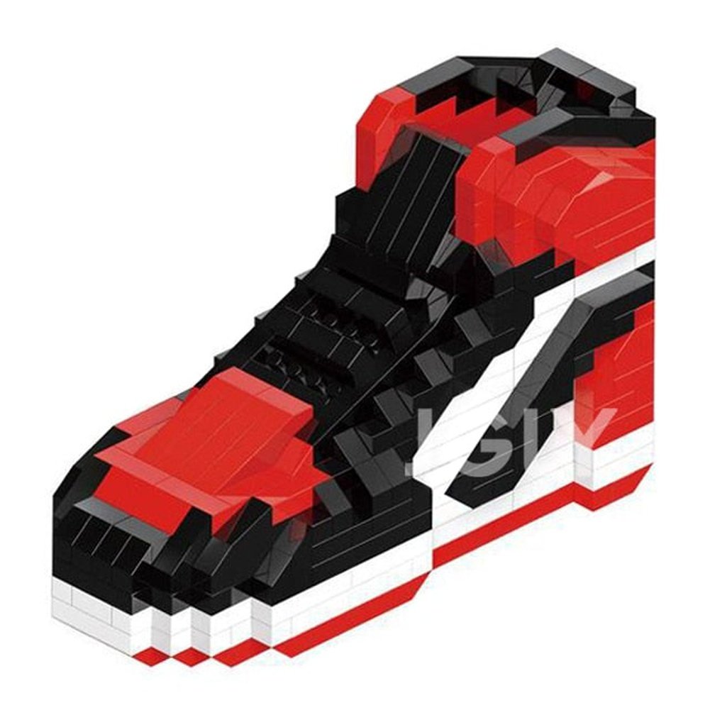 Mini Building Block Boys Sport Basketball Shoes Sneakers Model Anime DIY Buliding Bricks For Blocks Toy Kids Gifts Toys Assembly Jurassic Bricks