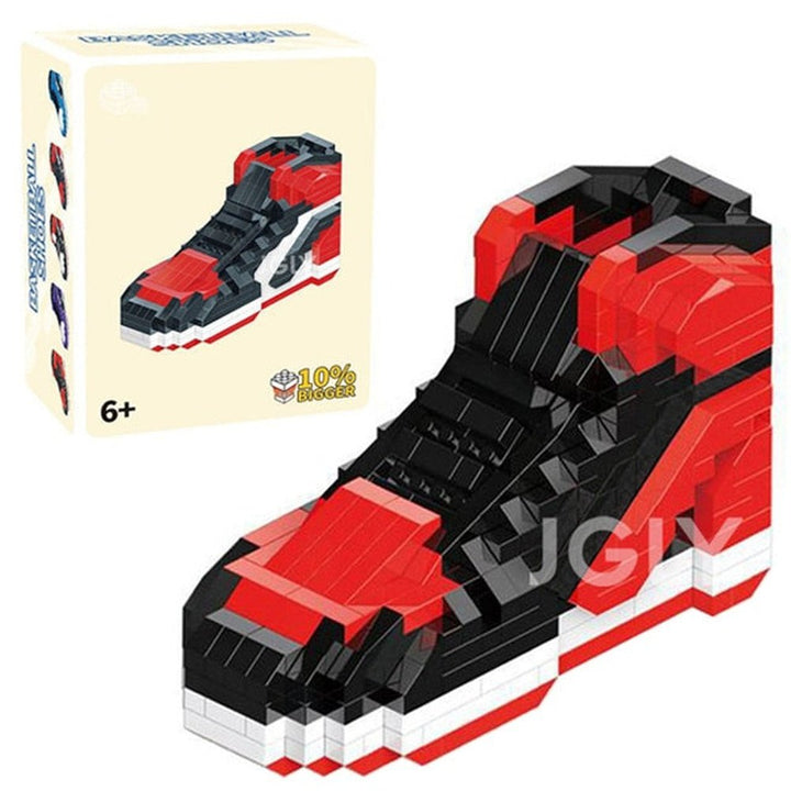 Mini Building Block Boys Sport Basketball Shoes Sneakers Model Anime DIY Buliding Bricks For Blocks Toy Kids Gifts Toys Assembly Jurassic Bricks