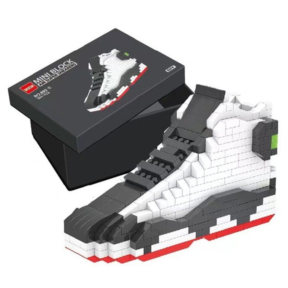 Mini Building Block Boys Sport Basketball Shoes Sneakers Model Anime DIY Buliding Bricks For Blocks Toy Kids Gifts Toys Assembly Jurassic Bricks