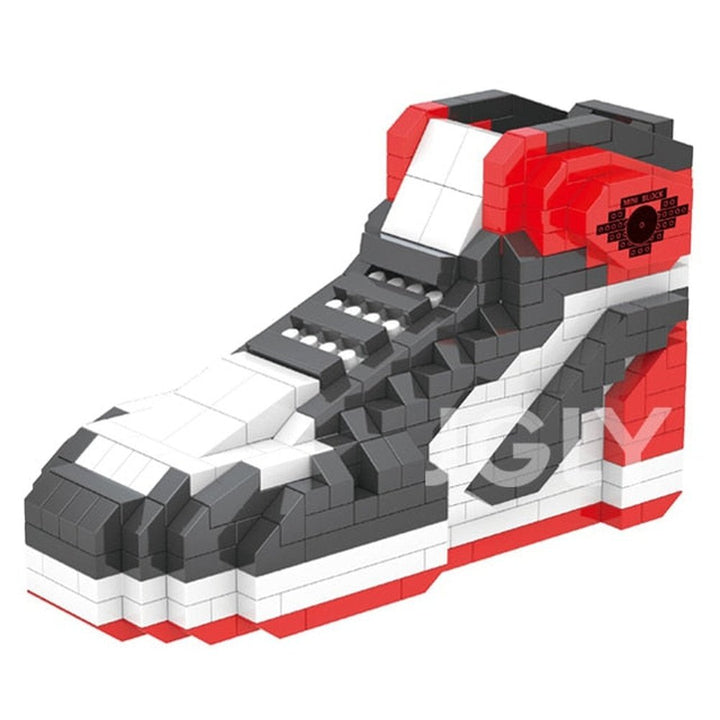 Mini Building Block Boys Sport Basketball Shoes Sneakers Model Anime DIY Buliding Bricks For Blocks Toy Kids Gifts Toys Assembly Jurassic Bricks