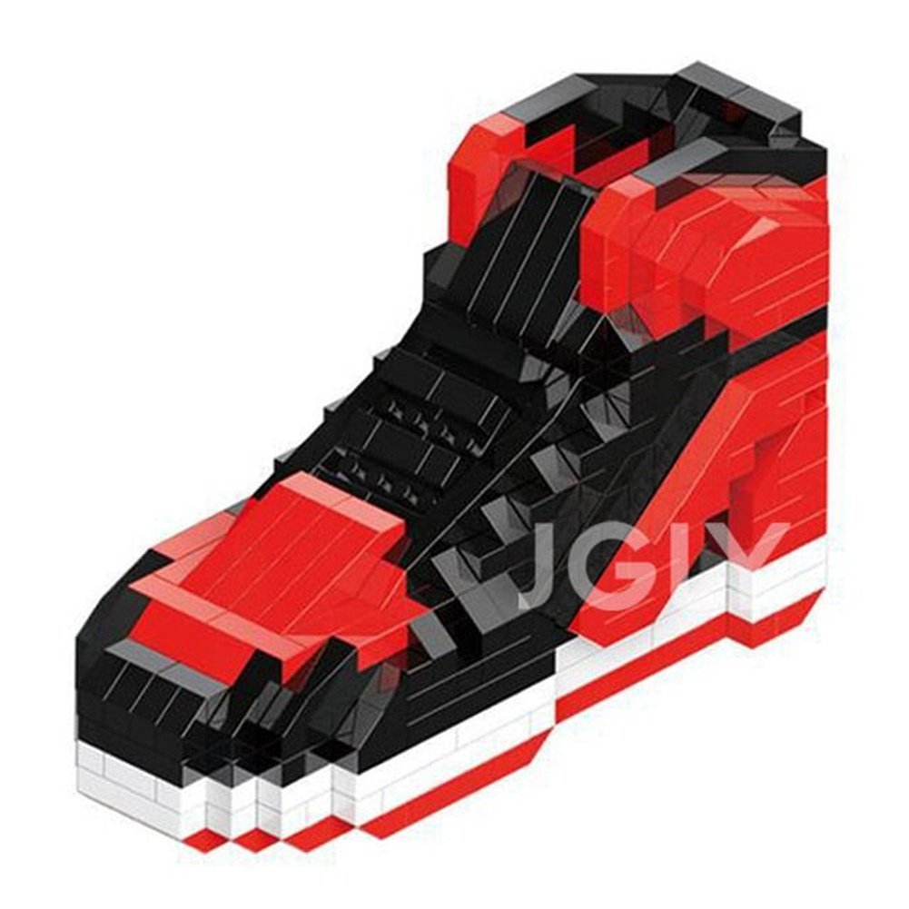 Mini Building Block Boys Sport Basketball Shoes Sneakers Model Anime DIY Buliding Bricks For Blocks Toy Kids Gifts Toys Assembly Jurassic Bricks