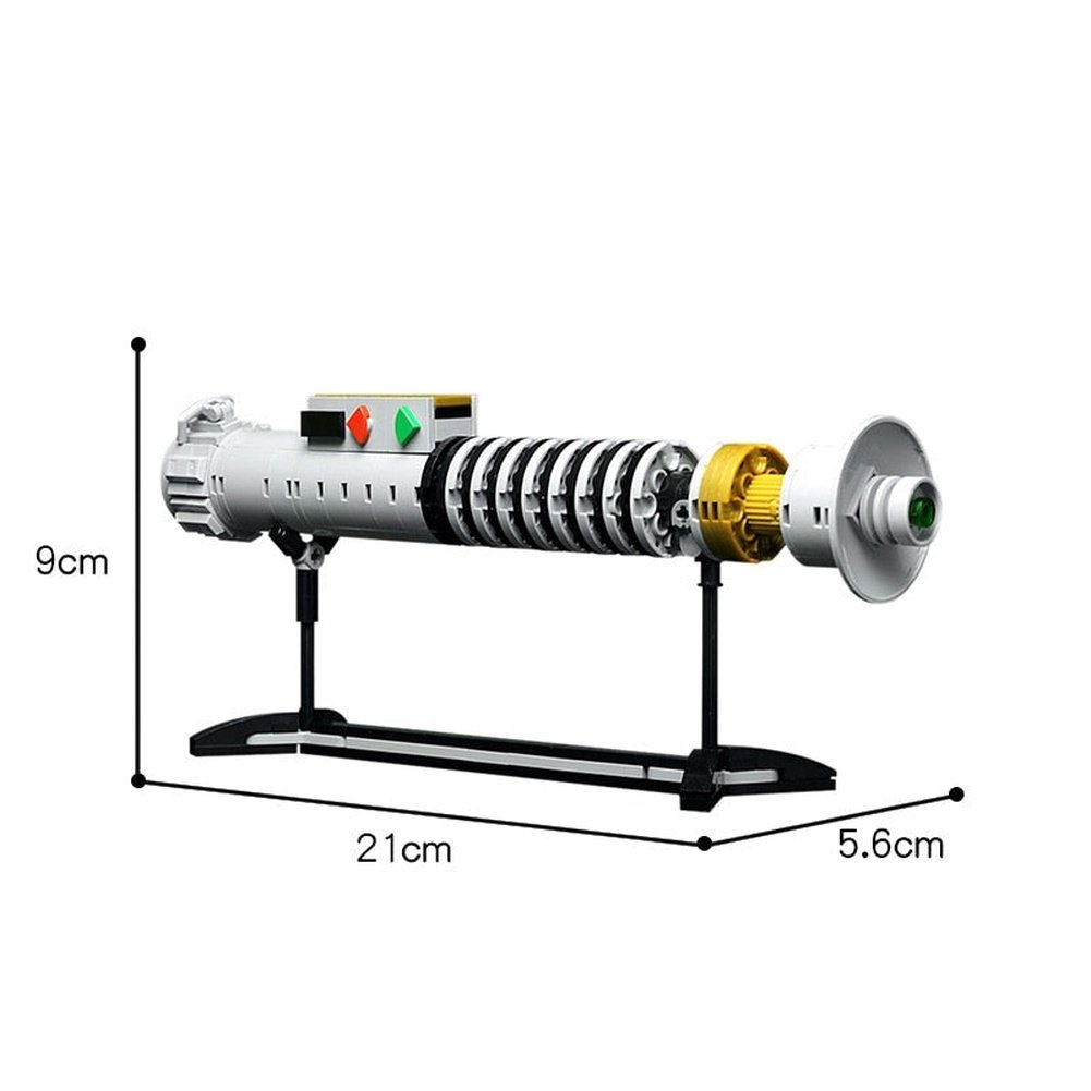 Moc Space War Lightsabered Series Classic Movie Military Weapon Building Block Assembly Model Creative Weapon Kids Toy Gift Jurassic Bricks