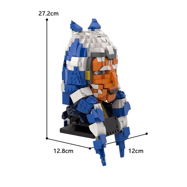 MOC NON  Moc Space Wars action figures Helmet Collection Bust Building Blocks Set Movie Ideas Bricks Assembly toys