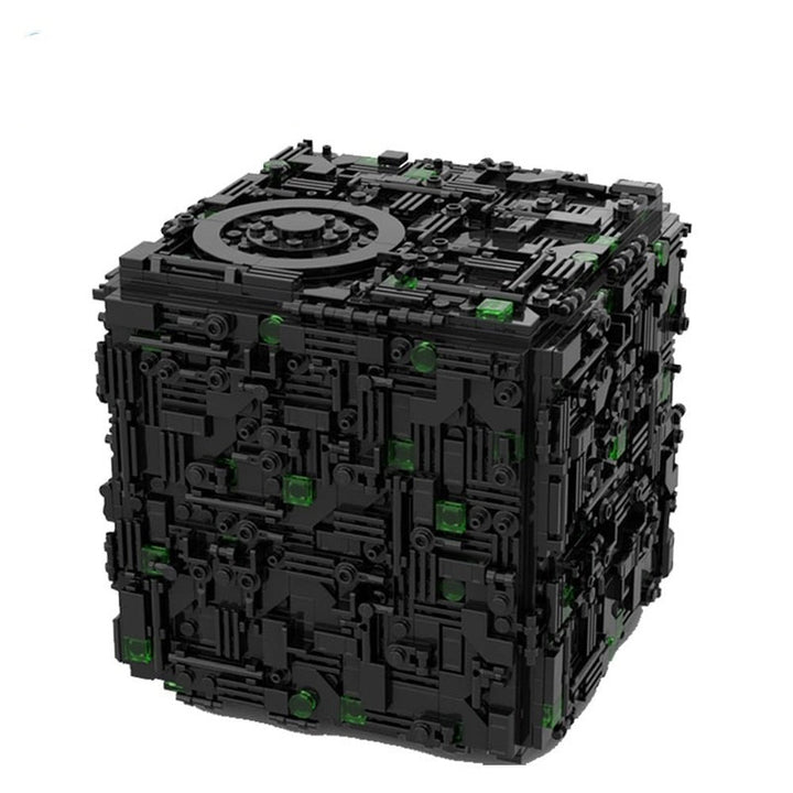 Moc Star-Treks Brickheadz Borg Cube Spaceship Deep Space Building Blocks technical  Movie Star Bricks Model Children Toys Gifts Jurassic Bricks