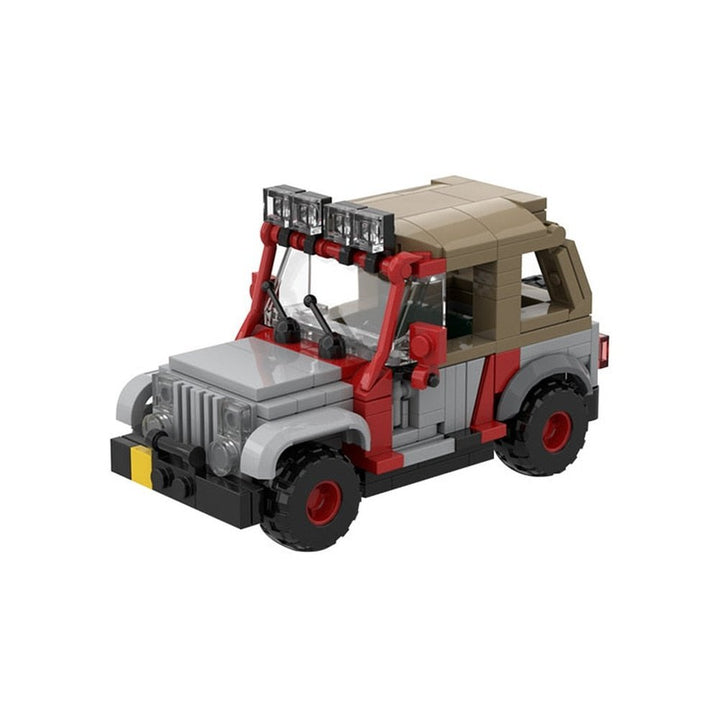 MOC NON LEGO NEW Jurassic Era Dinosaur Urassic Staff Jeeped MOC Building Blocks Bricks Cretaceous Figures Bricks Sets Toys