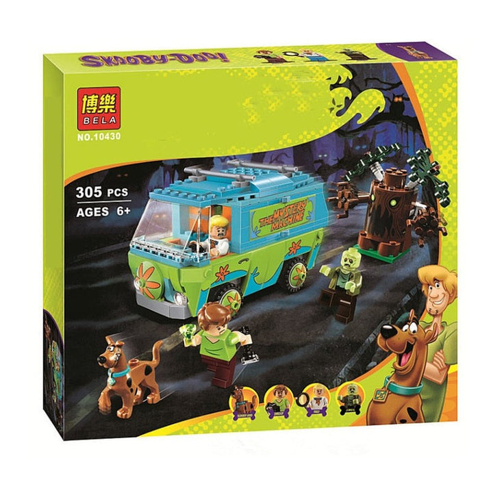 New 10432 & 10430 10429 10428 Scooby Mystery Machine Bus City Building Block Bricks Toys Joint Christmas Child Gift Toy Jurassic Bricks