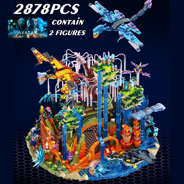 New 2878PCS Disney Avatar The Illuminated World of Pandora Stars Space Wars Building Blocks Bricks Toys Kids Adult Child Gift Jurassic Bricks