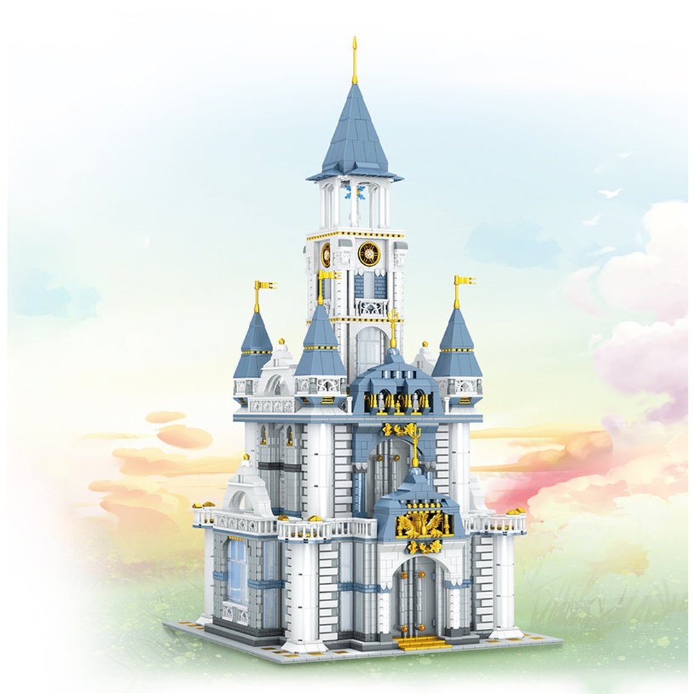 Castle Block Rc MOC Compatible New 4906Pcs Micro Size Building Blocks Model Set Castle ...