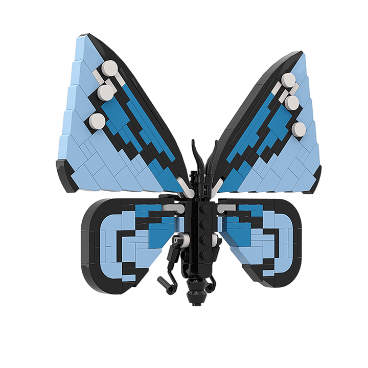 MOC NON LEGO New Moc Creative Building Blocks Butterfly Sunning its Wings Model Assembly Bricks Set Educational Puzzle Kid Toys Brithday