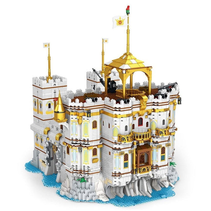 MOC NON LEGO New Moc Idea Pirate Series Building Blocks The Royal Bay Construction Blocks Castle Bricks Assembling DIY toys   Set