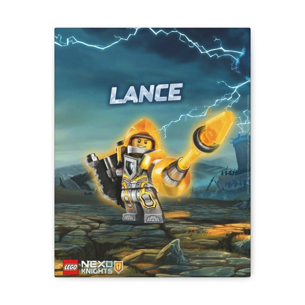 MOC NON LEGO Nexo Knights LEGO Movie Wall Art Canvas Art With Backing.