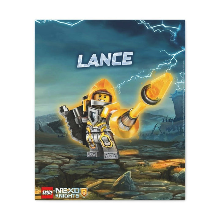 MOC NON LEGO Nexo Knights LEGO Movie Wall Art Canvas Art With Backing.