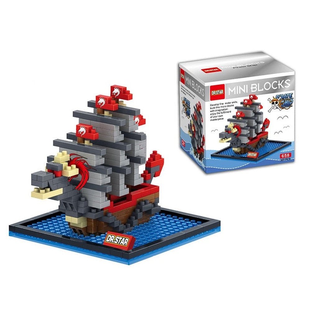 One Piece Pirate Ship Series Building Blocks Bricks Anime Figure Mini Action Figures Education Game Toys Kids Birthday Gifts Jurassic Bricks