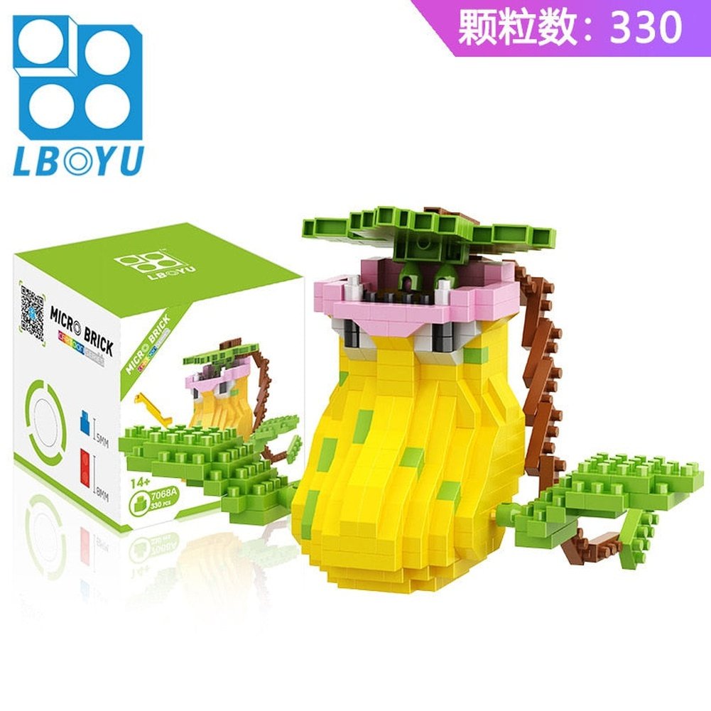 Pokemon Micro Building Blocks Squirtle Bulbasaur Charizard Blastoise Venusaur Charmander Gengar Abra Lapras Assembly Blocks Toys Jurassic Bricks