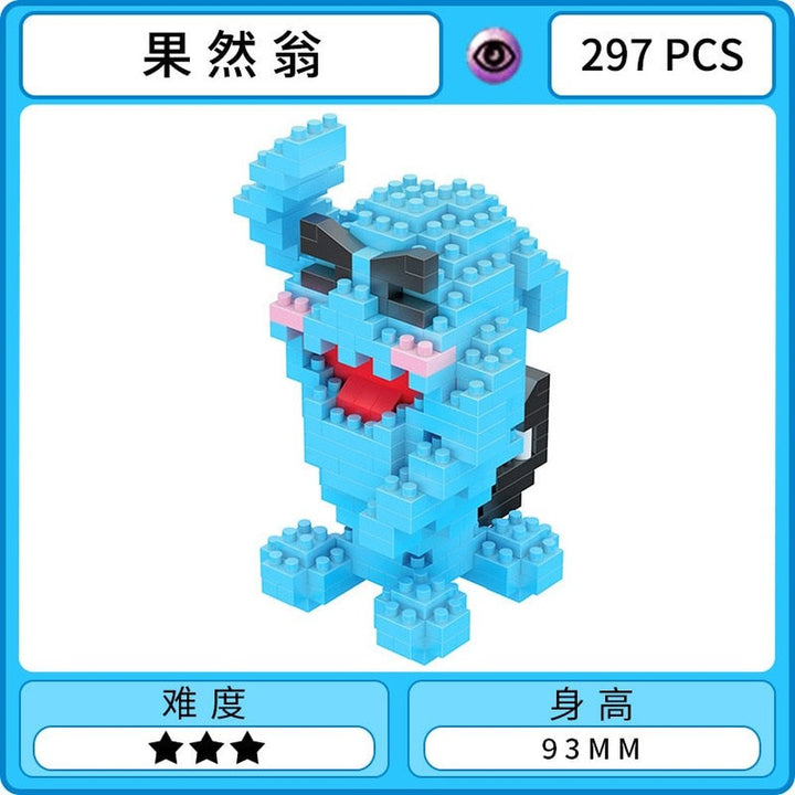 Pokemon Micro Building Blocks Squirtle Bulbasaur Charizard Blastoise Venusaur Charmander Gengar Abra Lapras Assembly Blocks Toys Jurassic Bricks