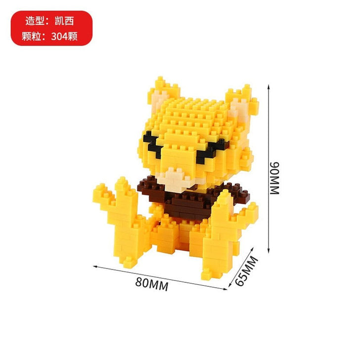 Pokemon Micro Building Blocks Squirtle Bulbasaur Charizard Blastoise Venusaur Charmander Gengar Abra Lapras Assembly Blocks Toys Jurassic Bricks