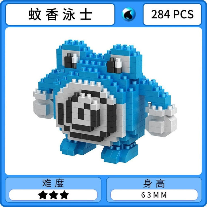 Pokemon Micro Building Blocks Squirtle Bulbasaur Charizard Blastoise Venusaur Charmander Gengar Abra Lapras Assembly Blocks Toys Jurassic Bricks