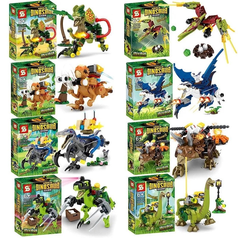 Prehistoric Planet Jurassic Age Dinosaur Brick Compatible Legodinosaur Developmental Toy Building Block Brick Toys Gifts Boy Jurassic Bricks