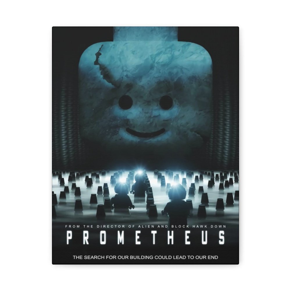 MOC NON LEGO Prometheus LEGO Movie Wall Art Canvas Art With Backing.