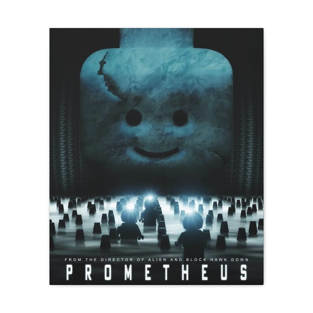 MOC NON LEGO Prometheus LEGO Movie Wall Art Canvas Art With Backing.