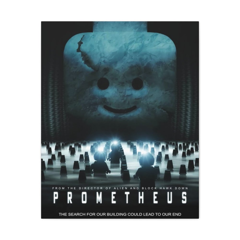 MOC NON LEGO Prometheus LEGO Movie Wall Art Canvas Art With Backing.