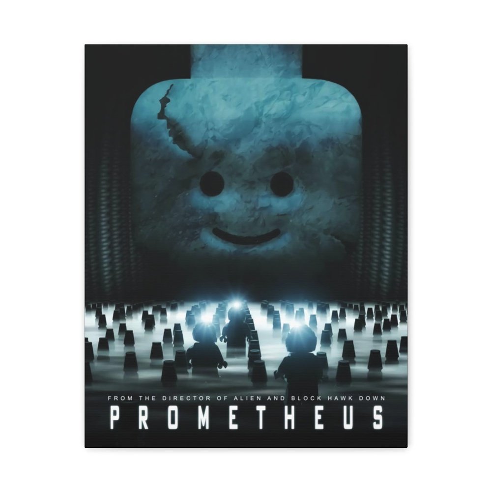 MOC NON LEGO Prometheus LEGO Movie Wall Art Canvas Art With Backing.