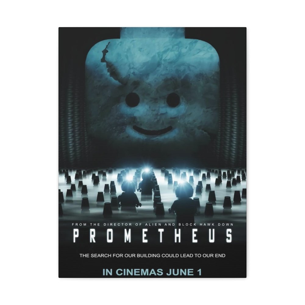 MOC NON LEGO Prometheus LEGO Movie Wall Art Canvas Art With Backing.