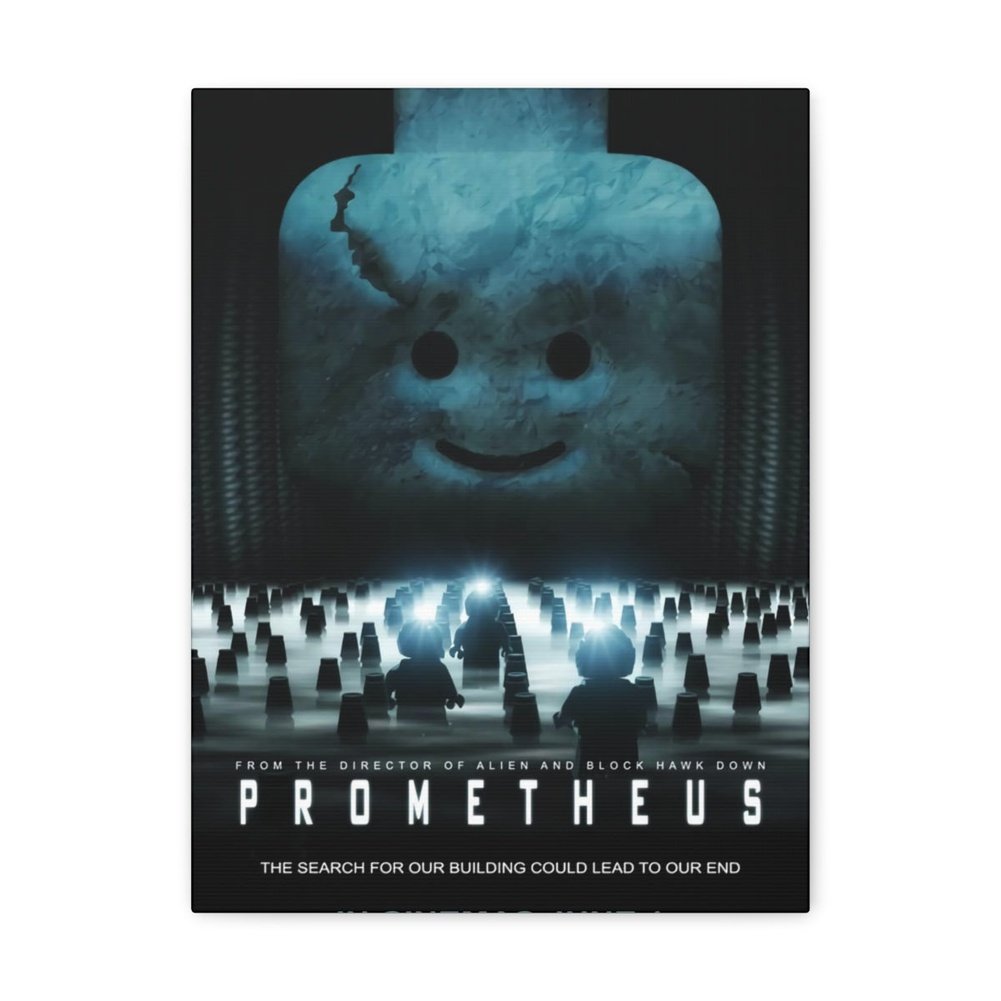 MOC NON LEGO Prometheus LEGO Movie Wall Art Canvas Art With Backing.