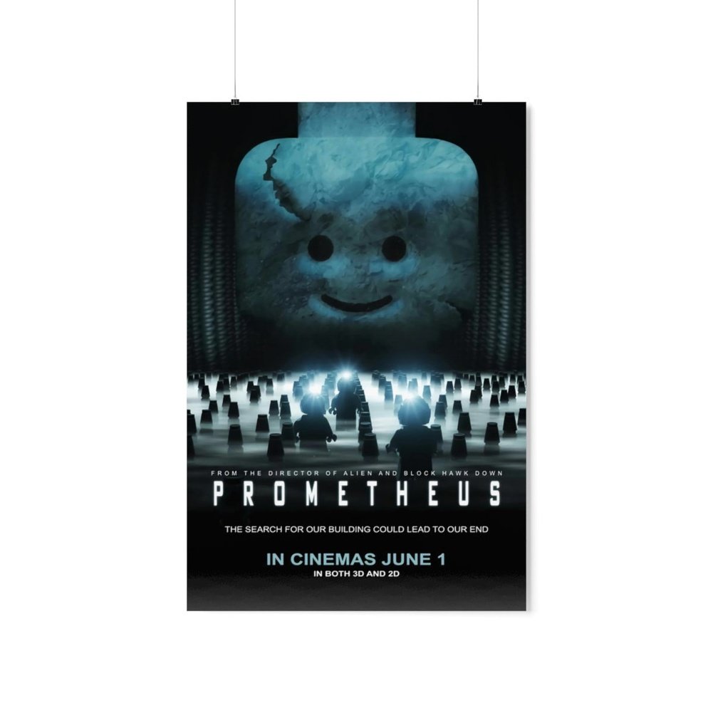 MOC  Compatible  Prometheus  Movie Wall Art POSTER ONLY