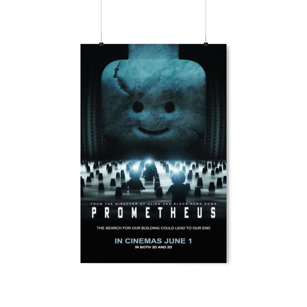 MOC  Compatible  Prometheus  Movie Wall Art POSTER ONLY