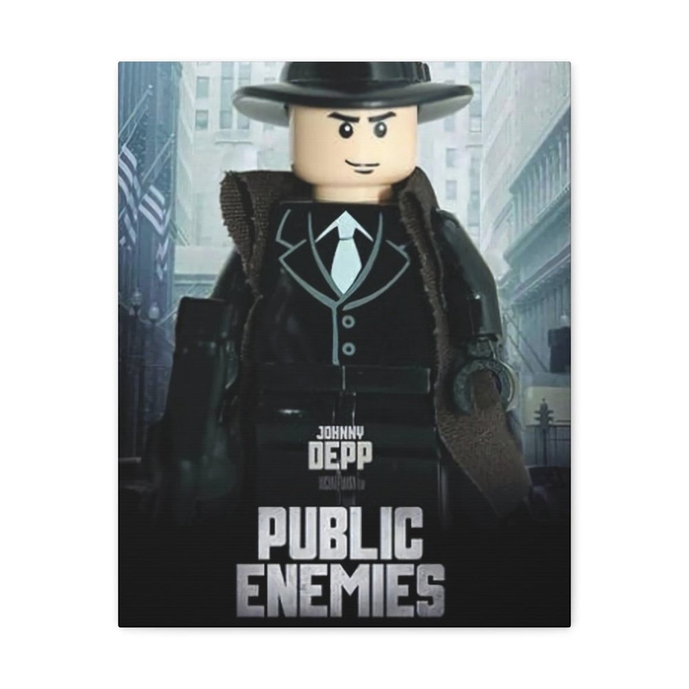 MOC NON LEGO Public Enemies LEGO Movie Wall Art Canvas Art With Backing.