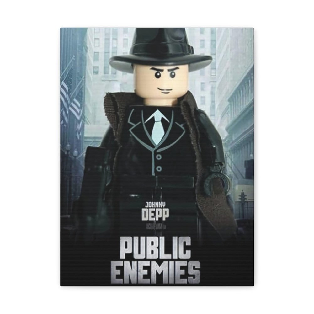 MOC NON LEGO Public Enemies LEGO Movie Wall Art Canvas Art With Backing.