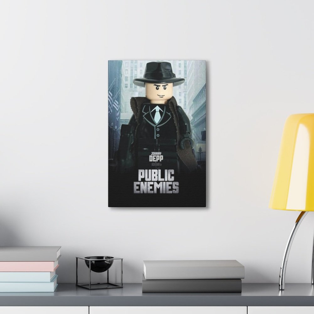 Public Enemies LEGO Movie Wall Art Canvas Art With Backing. Jurassic Bricks