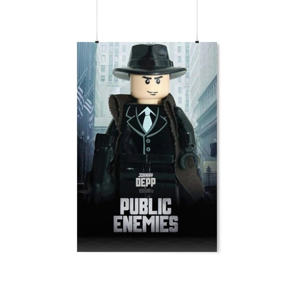 Public Enemies LEGO Movie Wall Art POSTER ONLY Jurassic Bricks