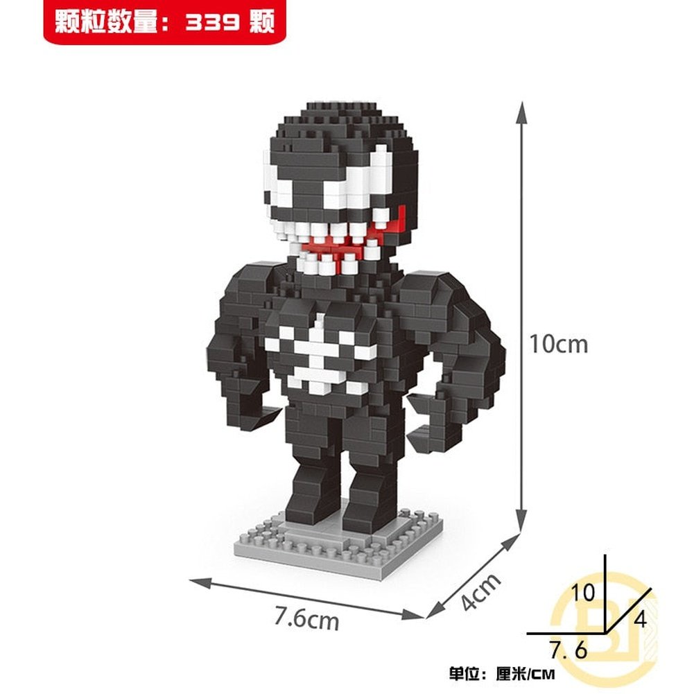 MOC NON  Block Cartoon Anime Super Hero Avengers Superhero Iron Man Captain America Spider Toy DIY Building Bouwstenen Speelgoed