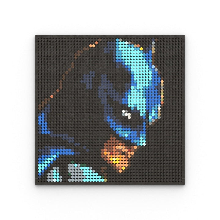 MOC NON LEGO Super Hero / Villain  Movie Pixel Art Mosaic Building Blocks Toys Bricks MOC Mural DIY Movie