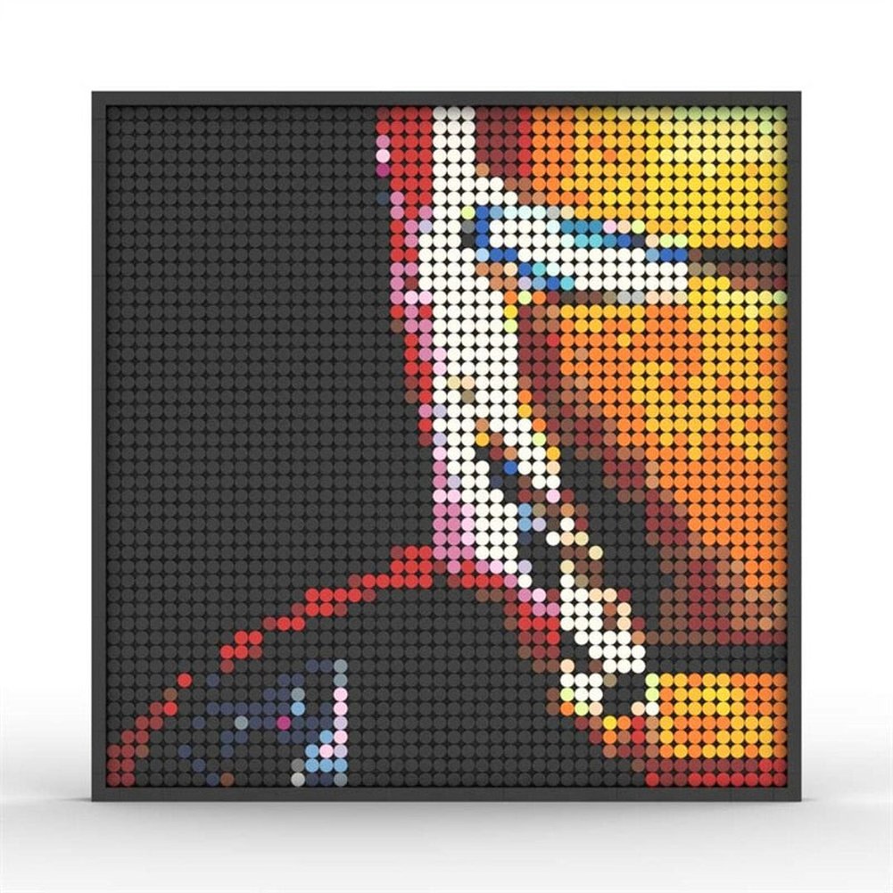 MOC NON LEGO Super Hero / Villain  Movie Pixel Art Mosaic Building Blocks Toys Bricks MOC Mural DIY Movie