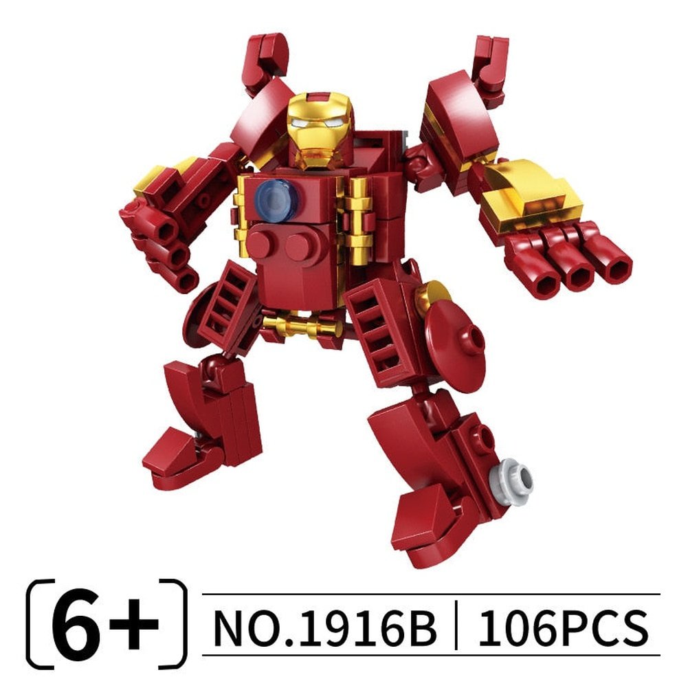 MOC  Compatible  2 IN 1 Super Hero Movie Avengers Clan Transforming Mecha Motoycle Model Building Blocks Bricks Sets Classic Dolls Kids Toys Gits