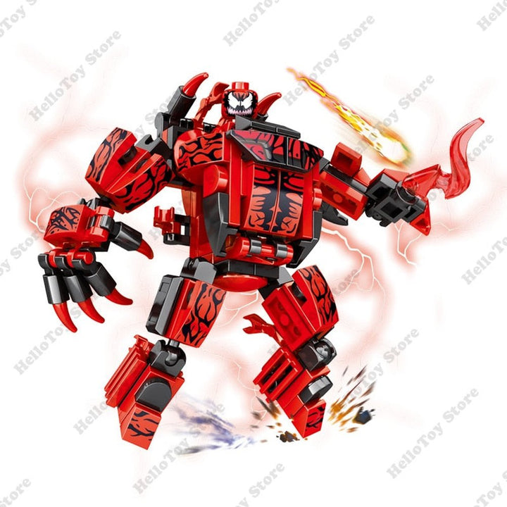 MOC  Compatible  2 IN 1 Super Hero Movie Avengers Clan Transforming Mecha Motoycle Model Building Blocks Bricks Sets Classic Dolls Kids Toys Gits