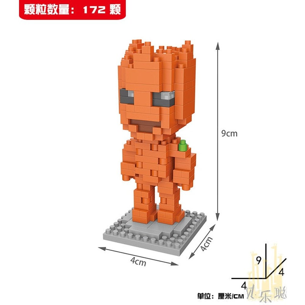 MOC NON  Block Cartoon Anime Super Hero Avengers Superhero Iron Man Captain America Spider Toy DIY Building Bouwstenen Speelgoed