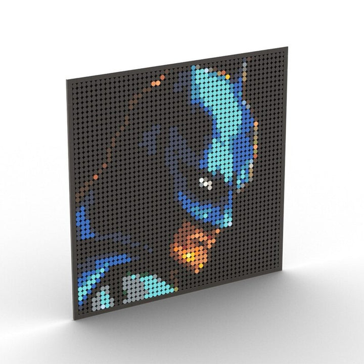 MOC NON LEGO Super Hero / Villain  Movie Pixel Art Mosaic Building Blocks Toys Bricks MOC Mural DIY Movie