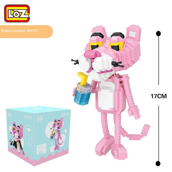 MOC NON LEGO Building Blocks Animal Unicorn Tiger Flamingo Cat Beautiful Maiden Deer Baby Suitable For Girls Over 12 Years Old