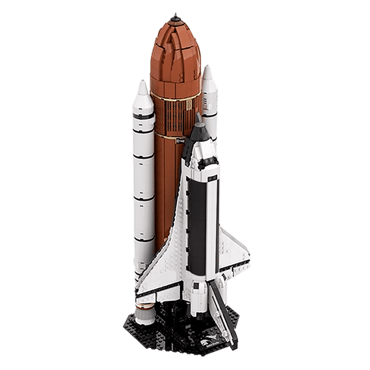 MOC NON LEGO MOC Space Shuttle Series Spaceship Launch Platform Launch Center Rocket Vehicle Building Block Model DIY toys