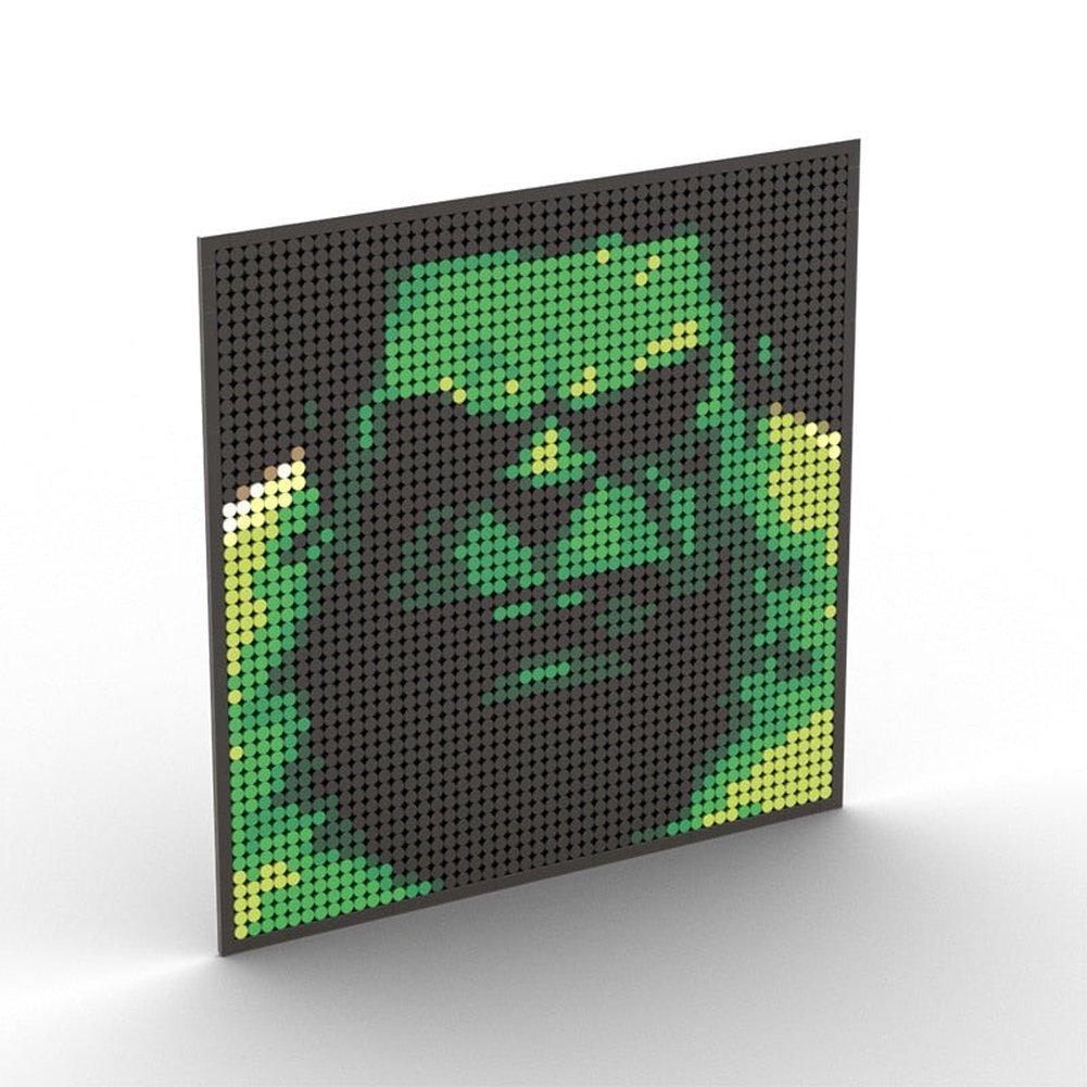 MOC NON LEGO Super Hero / Villain  Movie Pixel Art Mosaic Building Blocks Toys Bricks MOC Mural DIY Movie