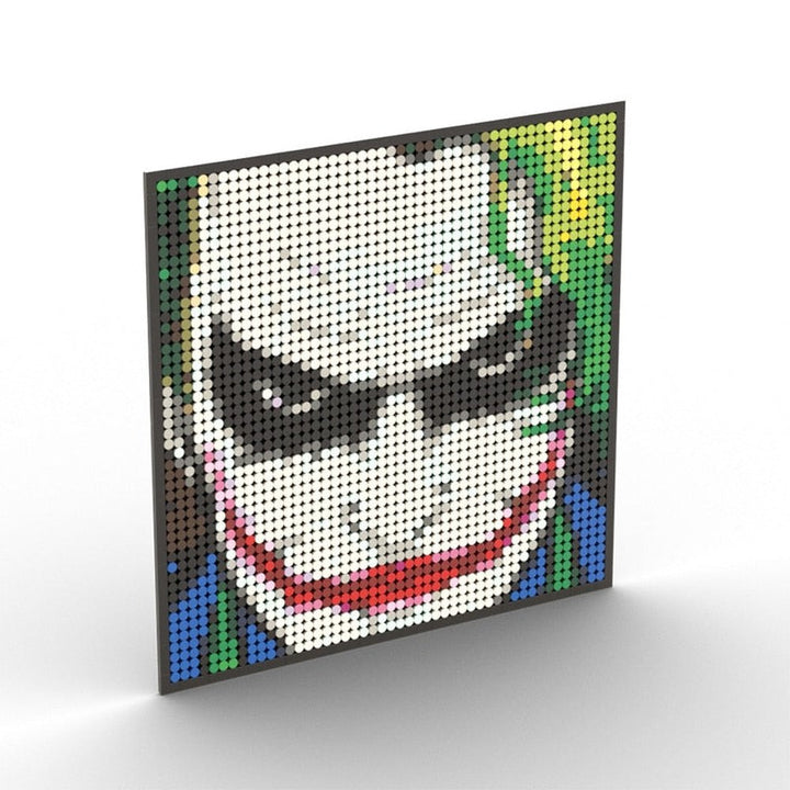 MOC NON LEGO Super Hero / Villain  Movie Pixel Art Mosaic Building Blocks Toys Bricks MOC Mural DIY Movie