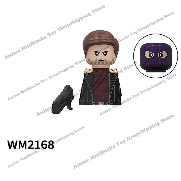 MOC NON LEGO The Captain Winter Zemo Soldier Falcon John American Walker Model Building Blocks MOC Bricks Set  toys