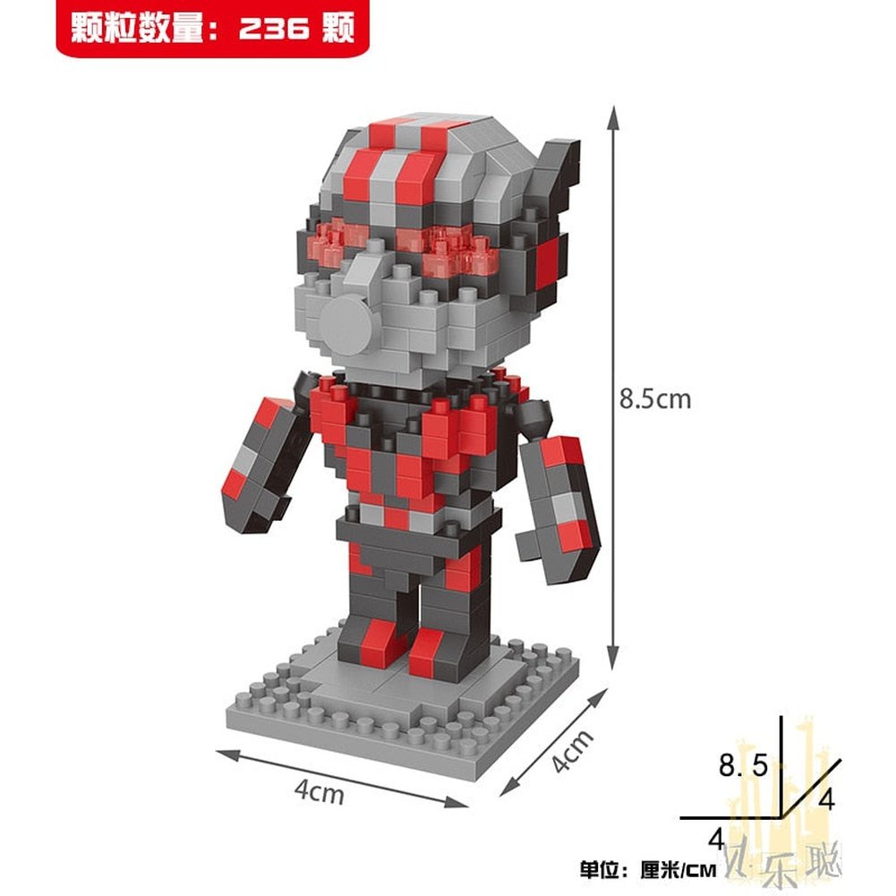 MOC NON  Block Cartoon Anime Super Hero Avengers Superhero Iron Man Captain America Spider Toy DIY Building Bouwstenen Speelgoed